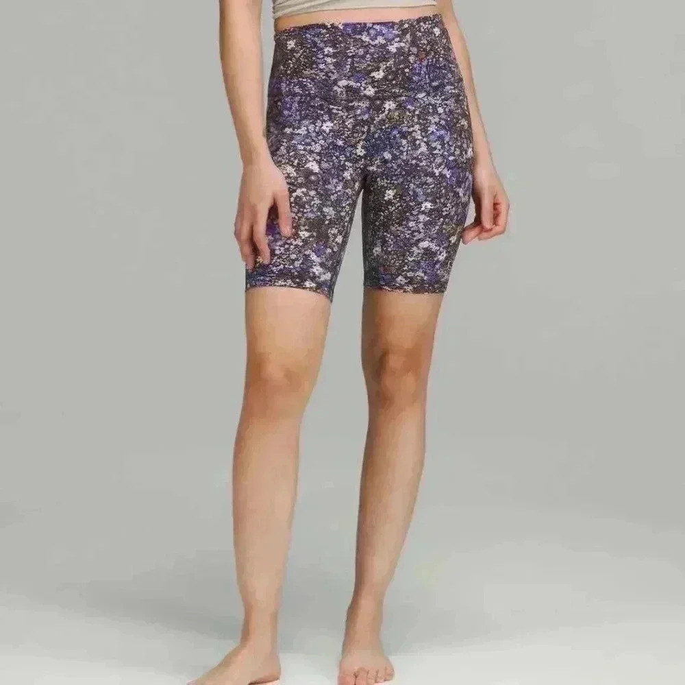 Lululemon Align High Rise Short 8" Flower Burst Multi Size 0 NWT